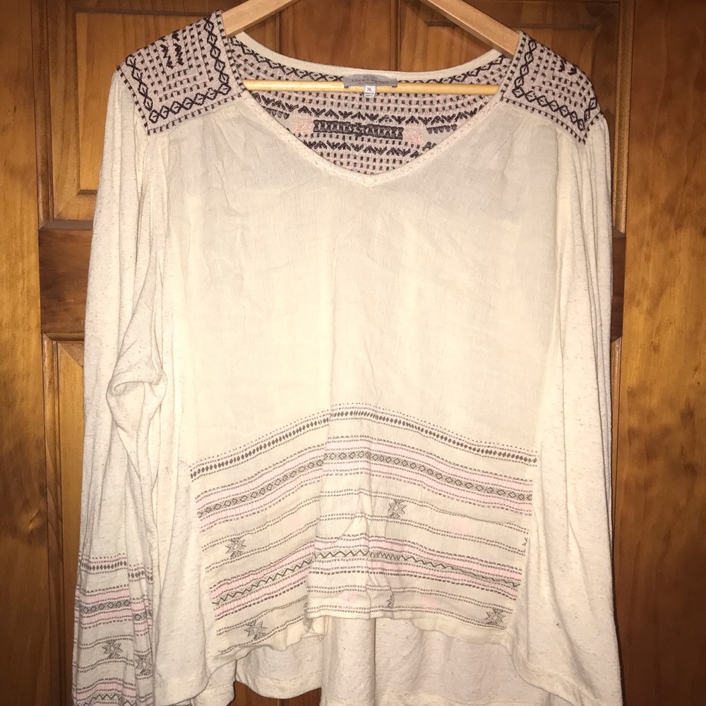 LUCKY BRAND- boho top